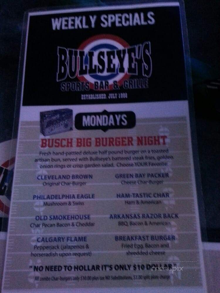 Bullseye's Sports Bar & Grill - Hastings, NE