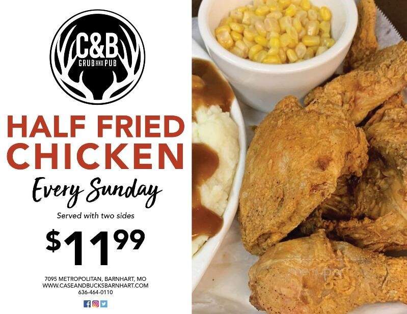 C&B Grub & Pub - Barnhart, MO menu_pic