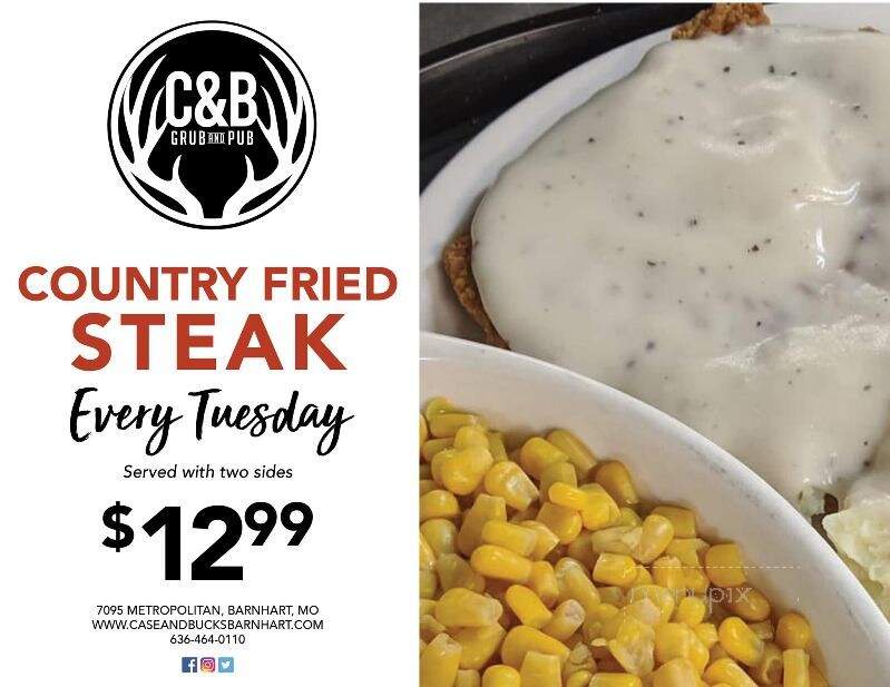 C&B Grub & Pub - Barnhart, MO menu_pic