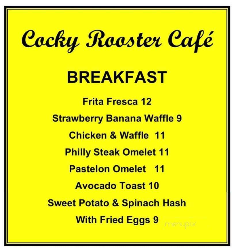 Cocky Rooster Cafe - Deltona, FL menu_pic