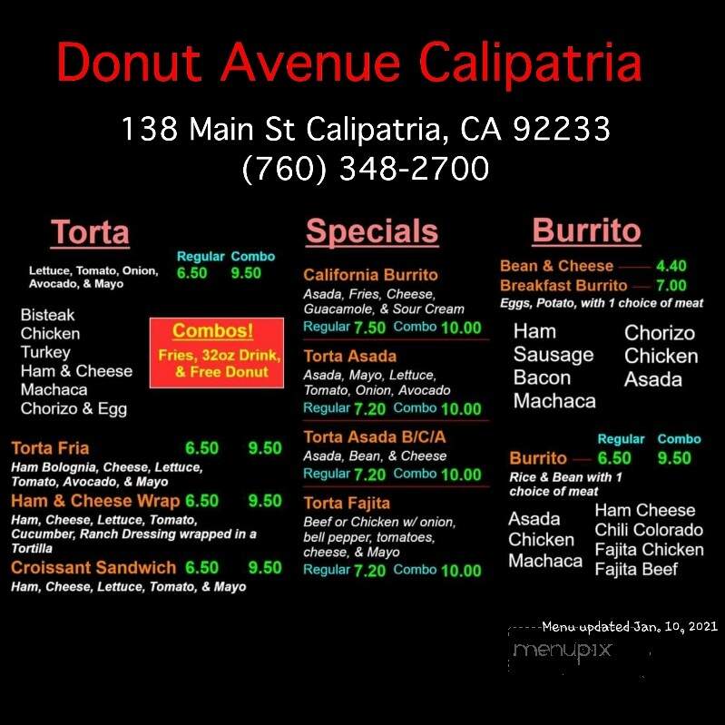 Donut Avenue - Calipatria, CA