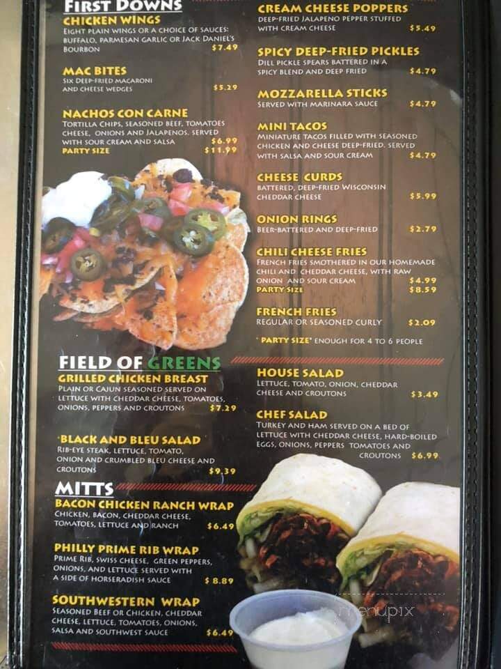 East Point Sportz Pub - Janesville, WI menu_pic