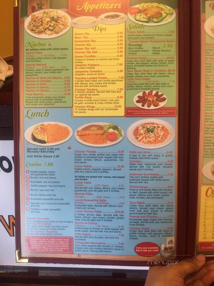 El Nopal - Shively, KY menu_pic