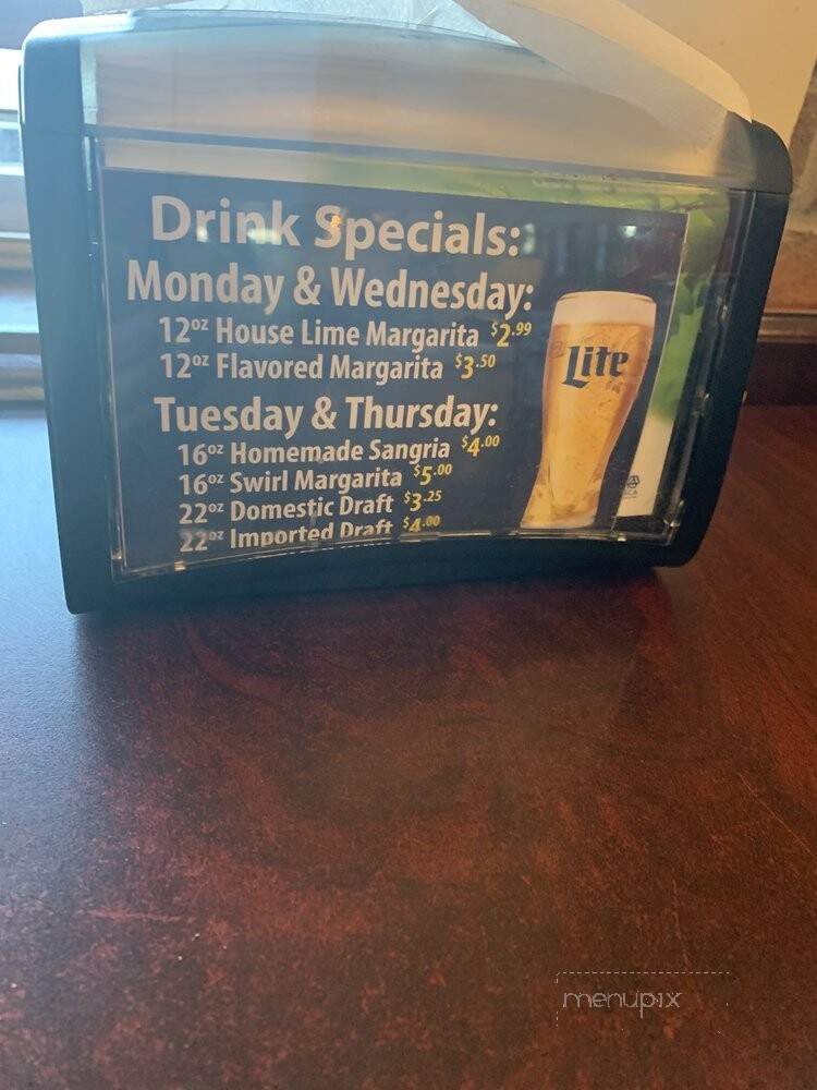 El Nopal - Shively, KY menu_pic