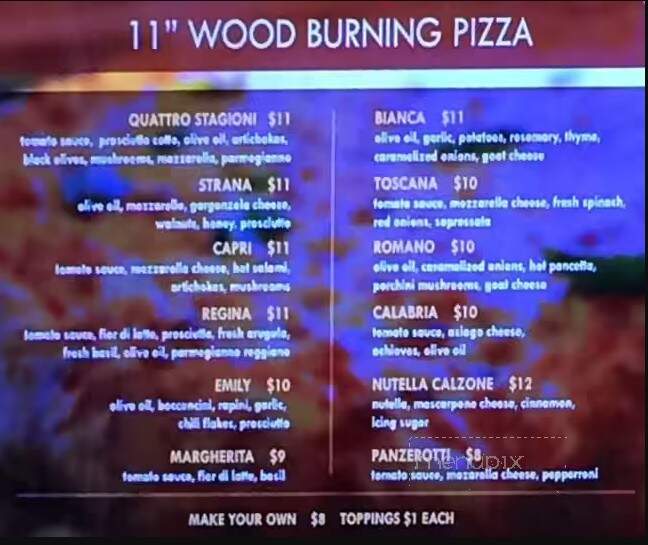 Emily's Bakery - Woodbridge, ON menu_pic