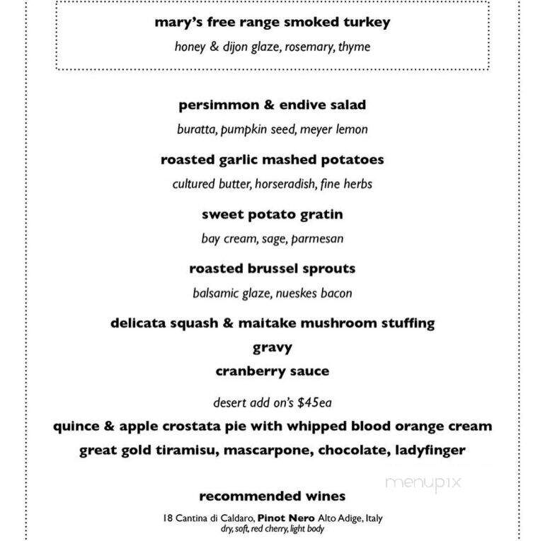Great Gold - Truckee, CA menu_pic