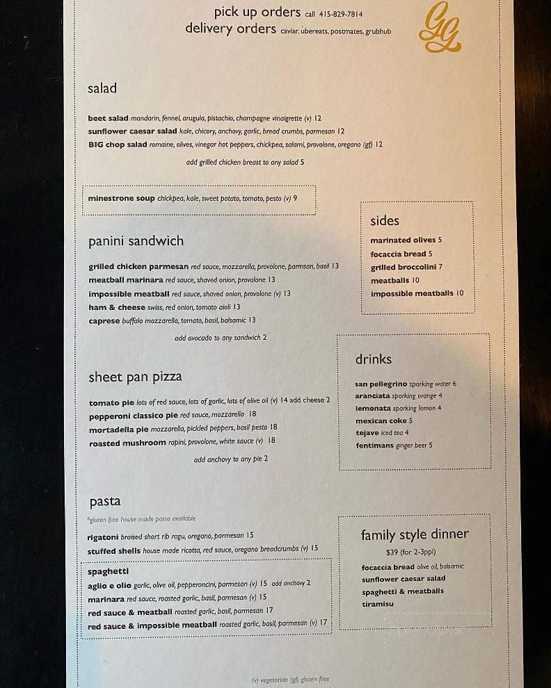 Great Gold - Truckee, CA menu_pic