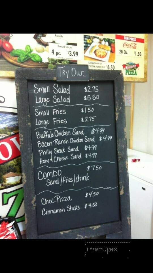 Hometown Pizza - Belmont, MS menu_pic