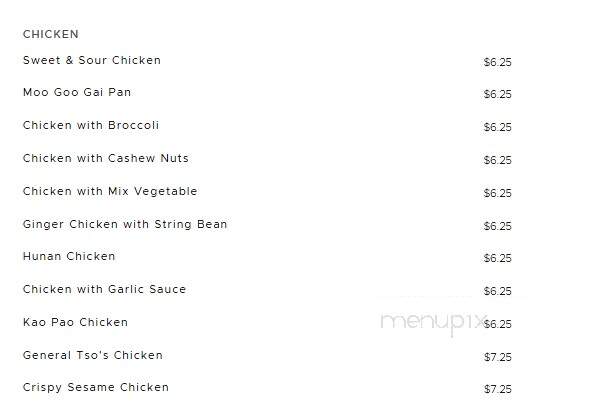 Imperial China Chinese Restaurant - South Portland, ME menu_pic
