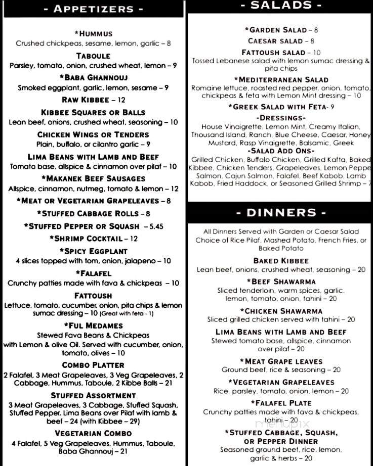 Jocelyn's Mediterranean Restaurant & Lounge - Salem, NH