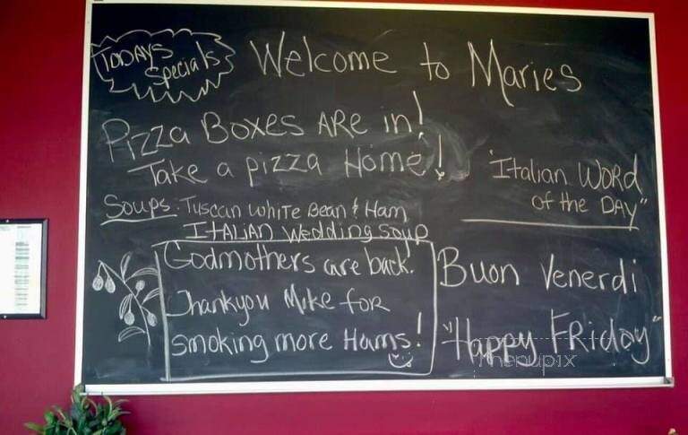 Marie's Italian Deli, Bakery & Market - Cumming, GA menu_pic