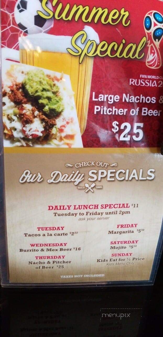 Mi Casita - Windsor, ON menu_pic