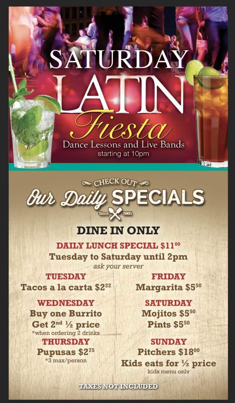 Mi Casita - Windsor, ON menu_pic