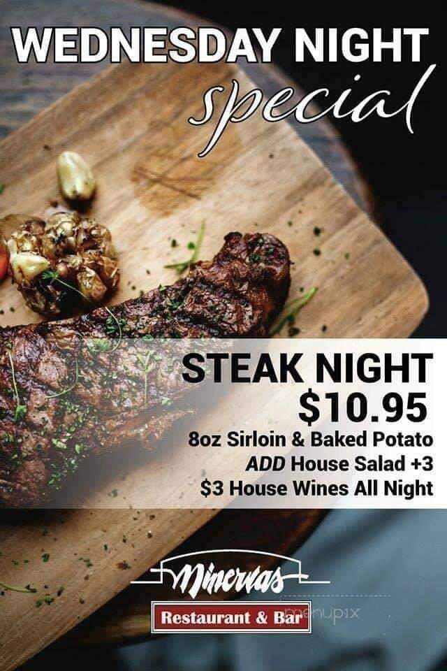 Minerva's Restaurant & Bar - Aberdeen, SD menu_pic