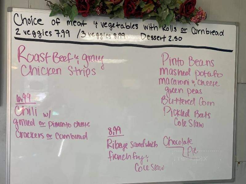 Murray's Restaurant - Munfordville, KY menu_pic