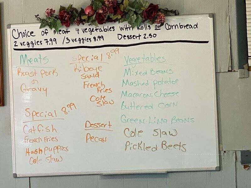 Murray's Restaurant - Munfordville, KY menu_pic