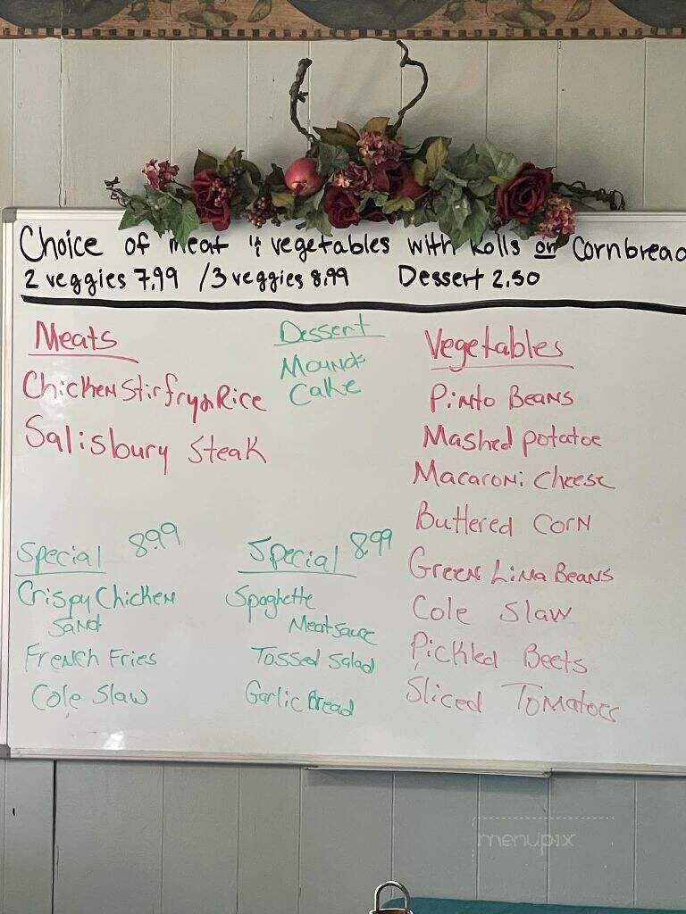 Murray's Restaurant - Munfordville, KY menu_pic