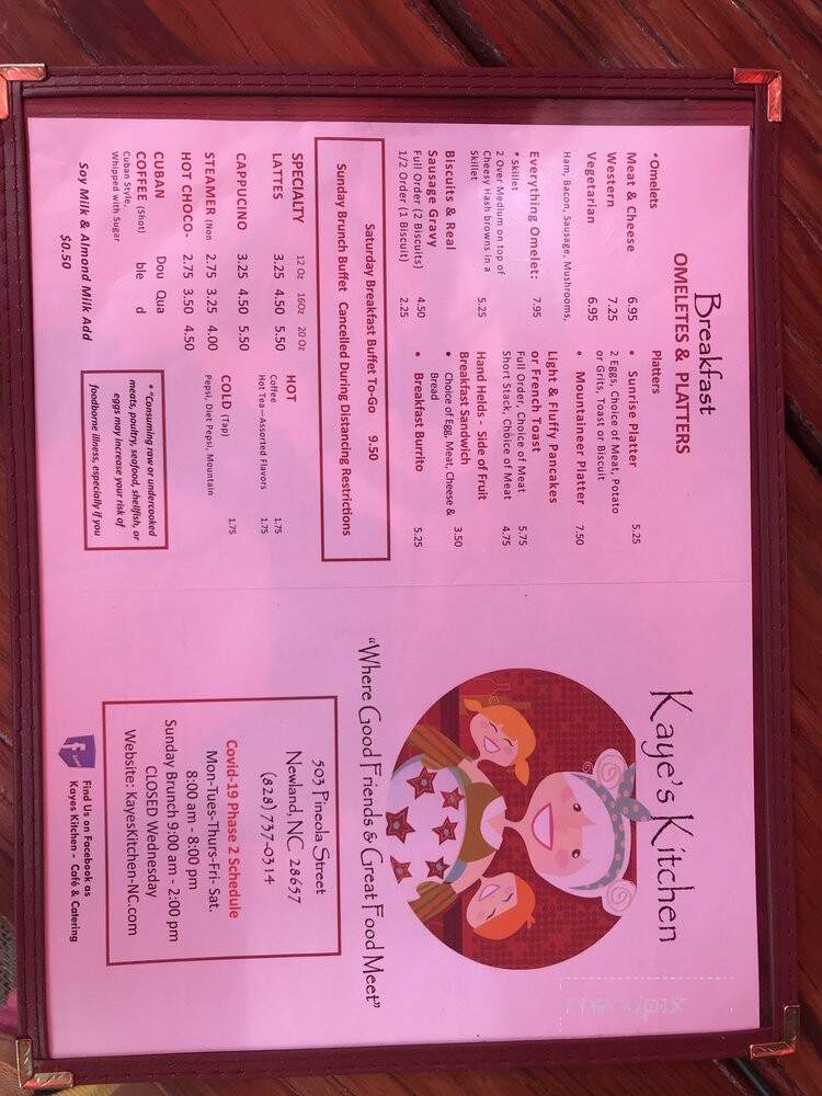 Kaye's Kitchen - Newland, NC