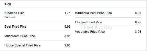 Pearl River Restaurant - Edmonton, AB menu_pic