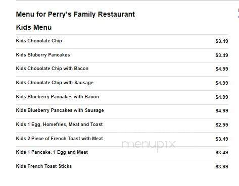 Perry's Family Restaurant - Painesville, OH menu_pic