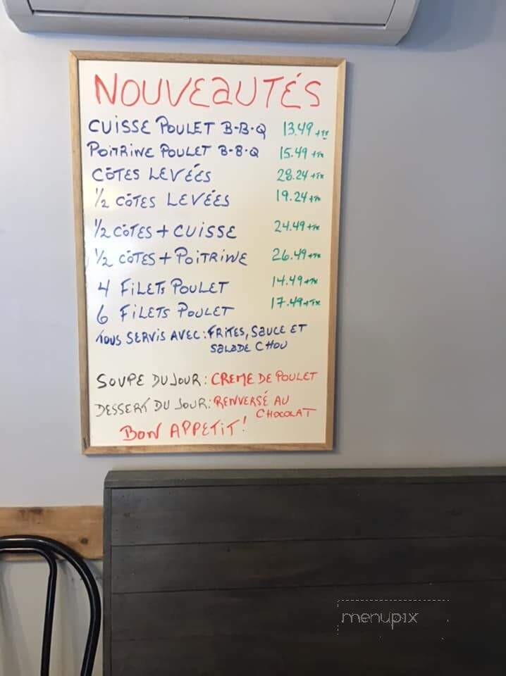 Pizzeria Du Coin (La) - Saint-Faustin-Lac-Carre, QC menu_pic