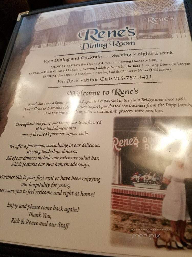 Rene's Dining Room - Crivitz, WI