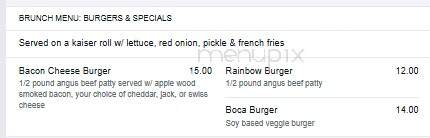Rainbow Lodge - Soda Springs, CA menu_pic