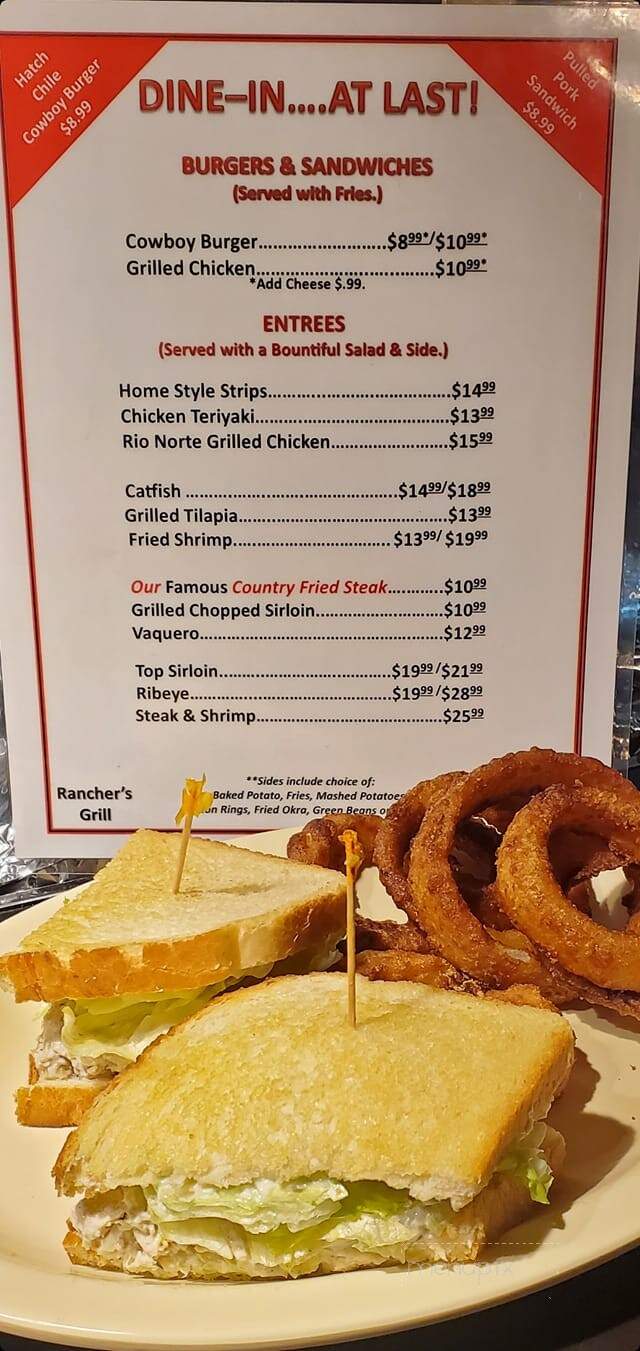 Ranchers Grill - Deming, NM menu_pic