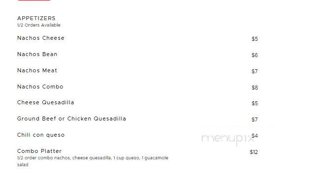 Rubio's - Aztec, NM menu_pic