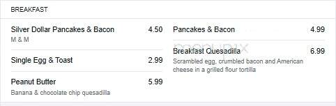 Snap's Restaurant - Bristol, VT menu_pic
