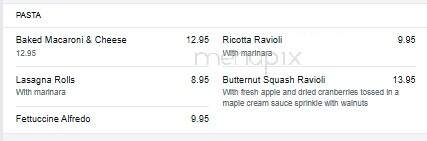 Snap's Restaurant - Bristol, VT menu_pic