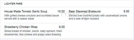 Snap's Restaurant - Bristol, VT menu_pic