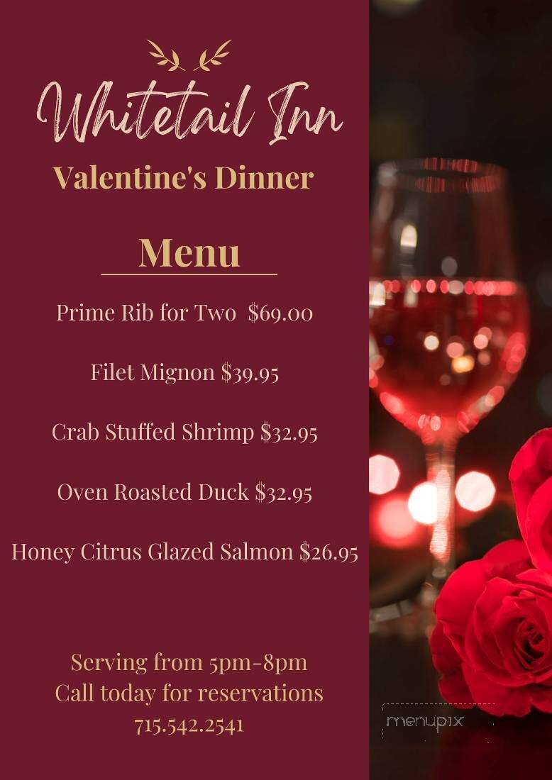 Whitetail Inn - Saint Germain, WI menu_pic