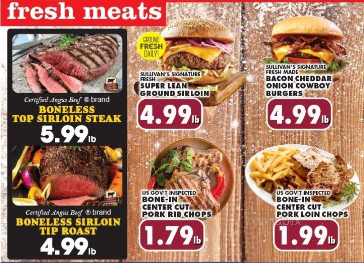 Sullivan's Foods - Princeton, IL menu_pic