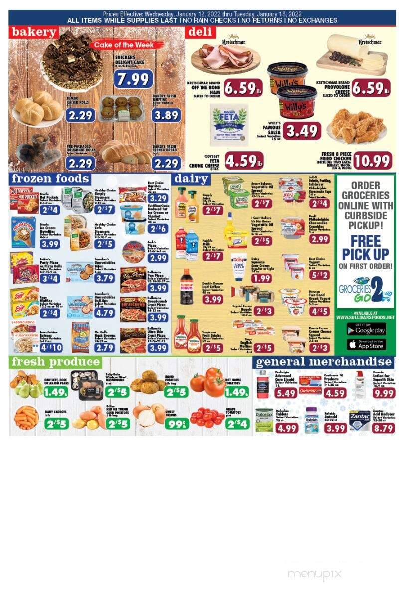 Sullivan's Foods - Princeton, IL menu_pic
