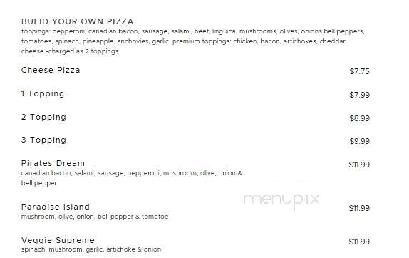 Traders Take-N-Bake Pizza - Visalia, CA menu_pic