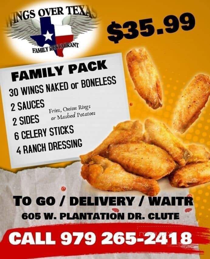 Wings Over Texas - Clute, TX menu_pic