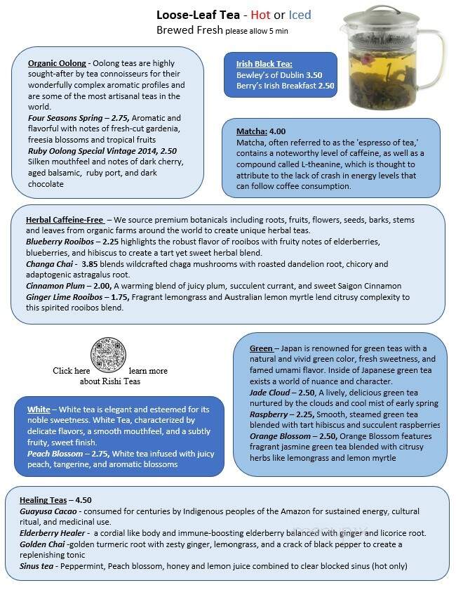 Wonder City Coffee - Locust Grove, OK menu_pic