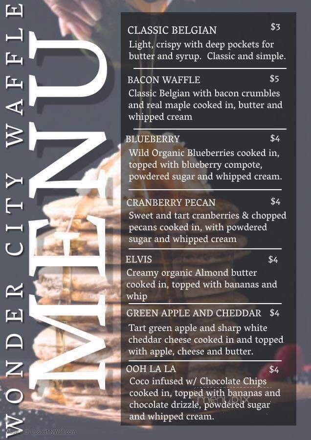 Wonder City Coffee - Locust Grove, OK menu_pic