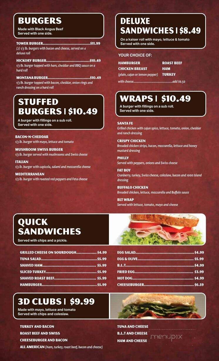 Canal View Family Restaurant - Newark, NY menu_pic