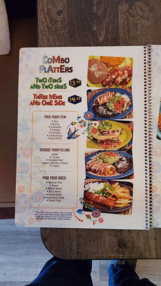 El Paso Mexican Bar & Grill - Tilton, NH menu_pic