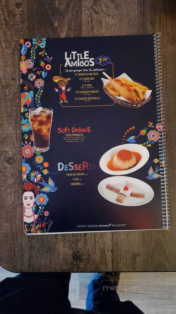 El Paso Mexican Bar & Grill - Tilton, NH menu_pic