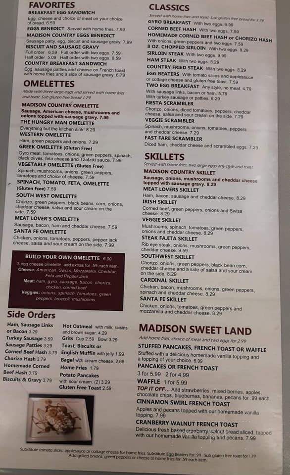 Madison Family Restaurant - Madison, OH