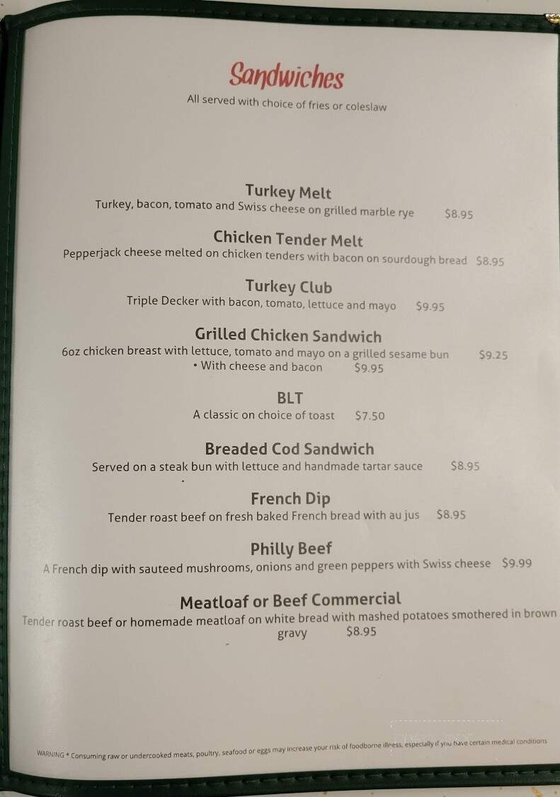Kathy's Place - Sacred Heart, MN menu_pic