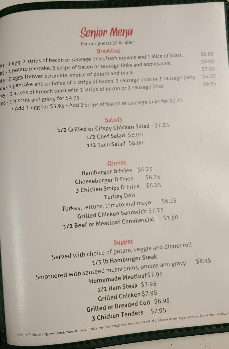 Kathy's Place - Sacred Heart, MN menu_pic