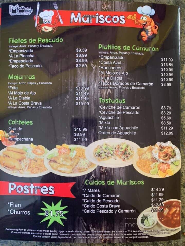 Tortilleria Chihuahua - Hereford, TX menu_pic