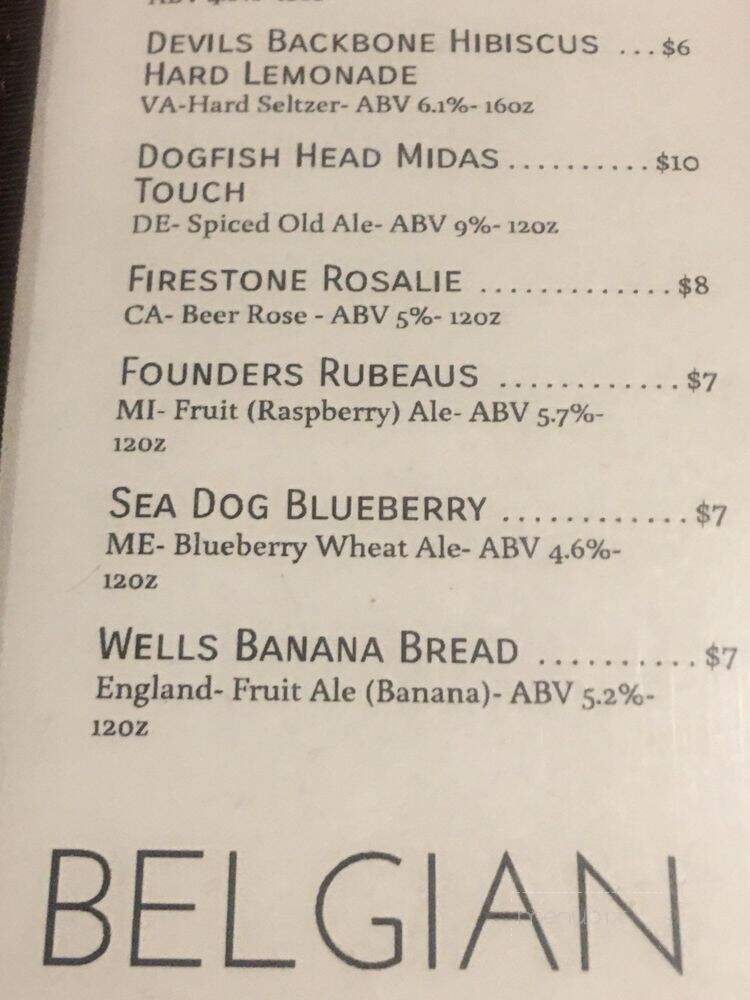 Sedona Taphouse - Colonial Heights, VA menu_pic