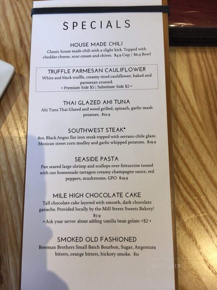 Sedona Taphouse - Colonial Heights, VA menu_pic