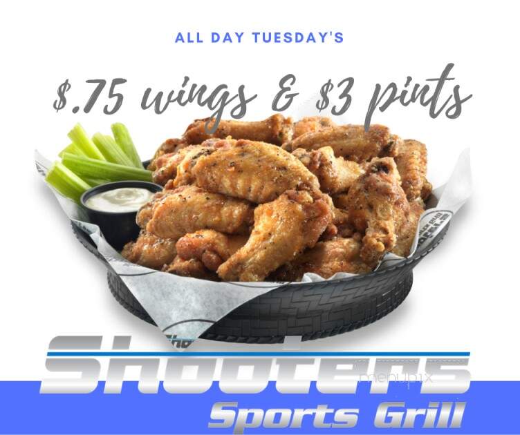 Shooter's Sports Grill - Maineville, OH menu_pic