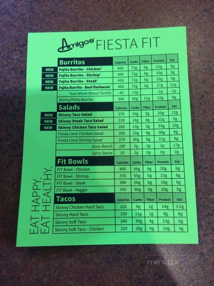Amigos - Grand Island, NE menu_pic